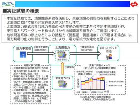 本実証試験の概要（提供：東京電力パワーグリッド）